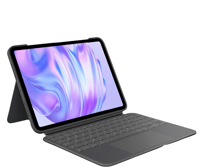 logitech 羅技 Combo Touch 鍵盤保護套, 黑色, 1個