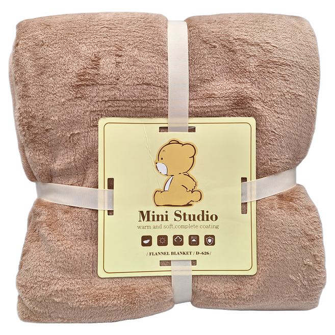 Mini Studio 法蘭絨毛毯 柔軟細膩 保暖 舒適親膚 四季皆宜