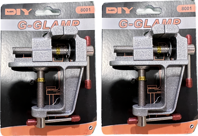 MR DIY 小台虎鉗 8001, 2個