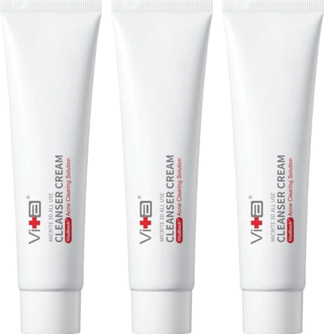 Swissvita 薇佳 微晶3D全能洗顏霜 VitaBtech升級版, 100g, 3條