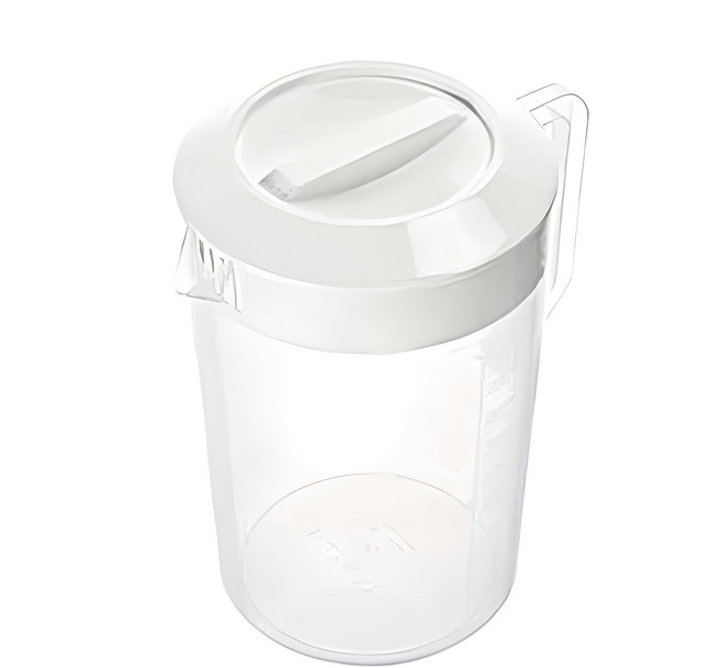 KEYWAY 聯府 冷水壺, 透明色 + 白色, 5L, 1個