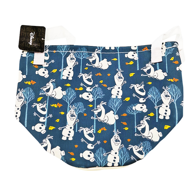 收納王妃 迪士尼收納系列 圓中 直徑23 x 26cm, 楓葉雪寶 藍色, 1個