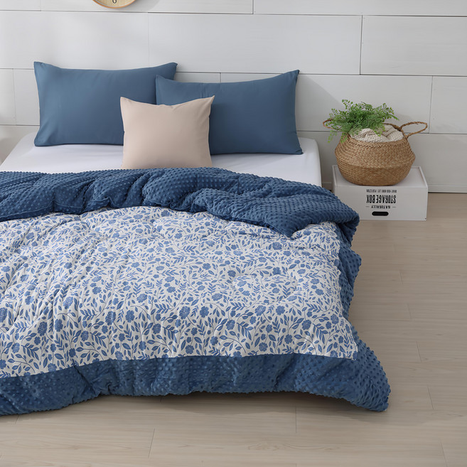 Ishur 伊舒爾 石墨烯針織豆豆絨被, 藍調爵士樂