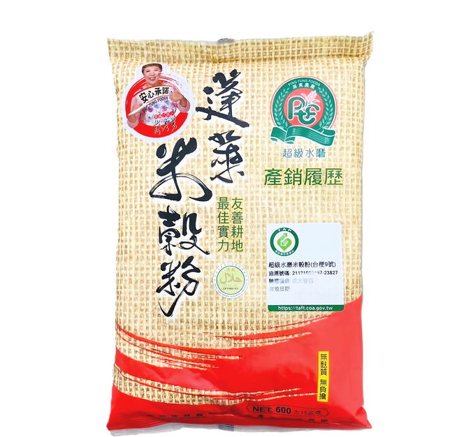 屏東農產 超級水磨米穀粉, 600g, 1包
