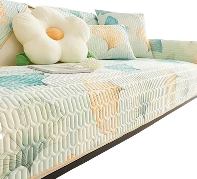 Mega 花縵清新夏季冰絲沙發墊