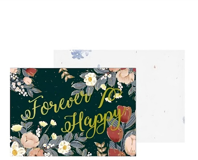 德德小品集 萬用卡 精緻花卉設計 傳達永恆幸福的祝願, 夢落繁花 愛意闌珊 多色, 1入