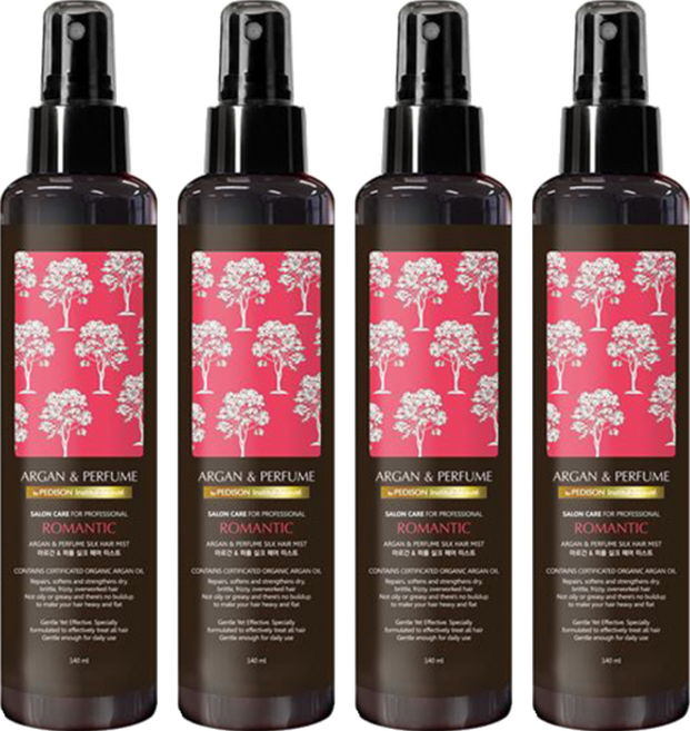 PEDISON 摩洛哥堅果香氛護髮噴霧 Romantic, 140ml, 4瓶