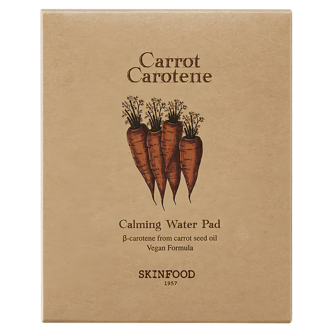 SKINFOOD 胡蘿蔔調理清透爽膚棉 2片, 5包, 1盒