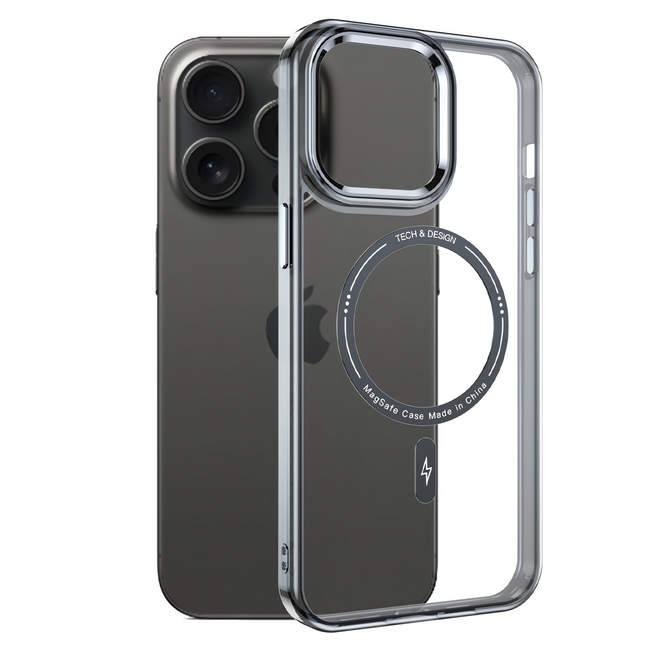 TOTU 拓途 iPhone 15 Pro 磁吸合金框防摔手機保護殼