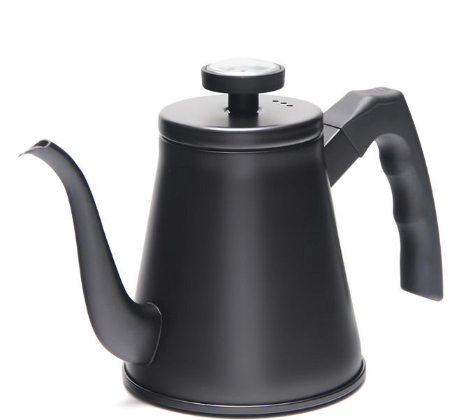 MILA 鶴嘴手沖壺 附溫度計 ML-A6675, 1個, 750ml, 壺身 + 壺蓋