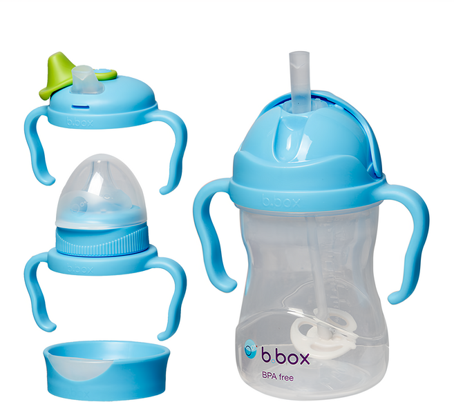 b.box 四合一套裝 4個月以上適用, 240ml, 1組, 藍莓藍