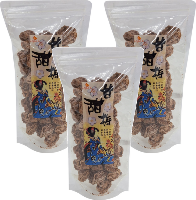Chiao-E 巧益 甘甜梅, 170g, 3包