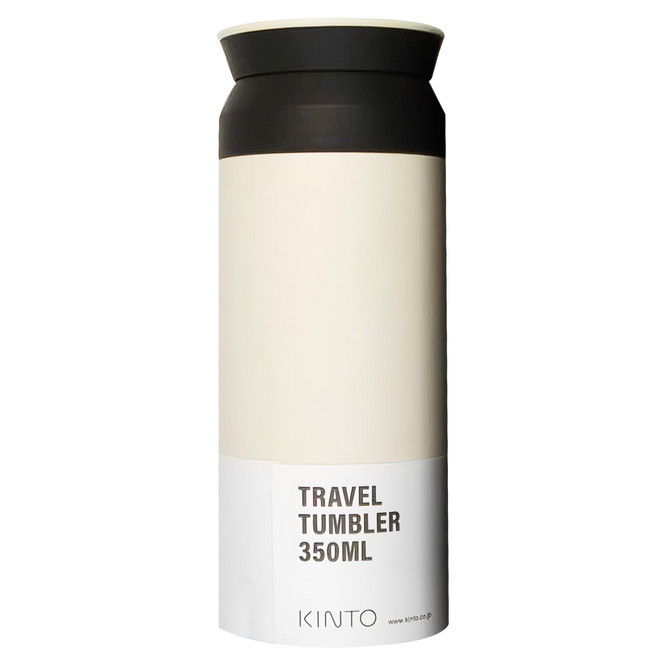 KINTO TRAVEL TUMBLER隨行保溫瓶, 白色, 350ml, 1個