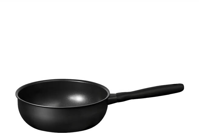 MEYER 美亞 鎧甲黑 IH陽極不沾高深平底鍋 24CM, 1個