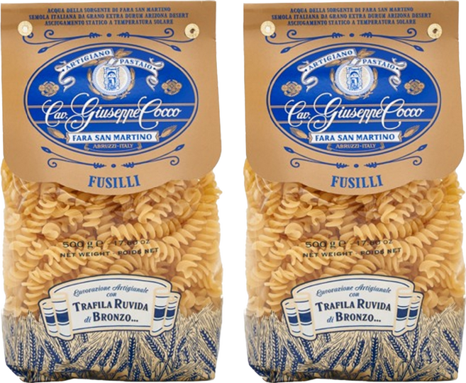 Pasta Cocco 義大利螺旋麵, 500g, 2包
