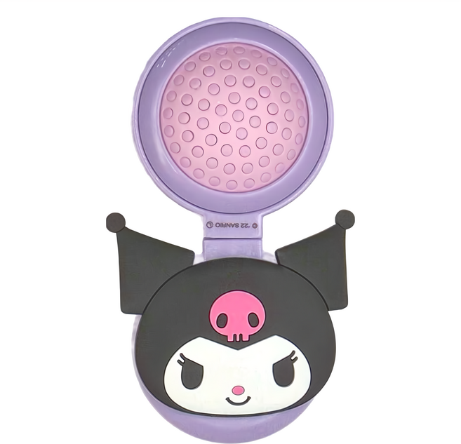 KUROMI 酷洛米 大臉折疊鏡梳 10.5 x 7.5 x 1.3cm, 1個