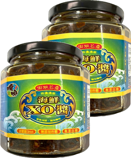 啃唄 海鮮干貝XO醬, 350g, 2罐