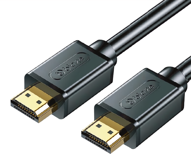 biaze 畢亞茲 HDMI 2.0版 4K高清傳輸線 HX1 環保PVC外被 鍍金接頭, 2m, 1條