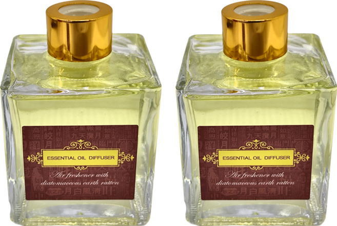 QIDINA 奇蒂可 喜氣拜年精油擴香瓶, 花香茉莉, 2瓶, 200ml