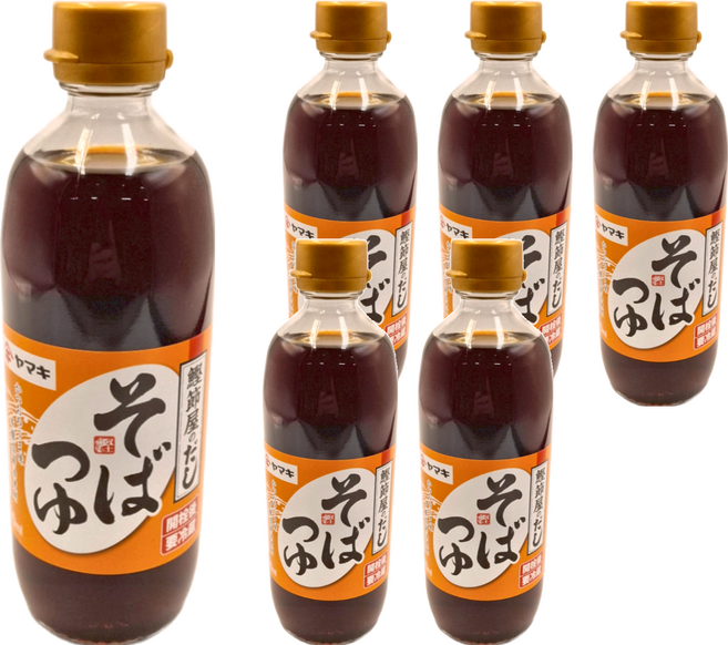 Yamaki 雅媽吉 蕎麥麵之友風味醬油, 500ml, 6瓶