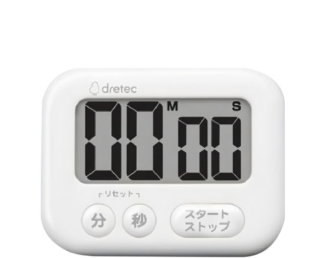 dretec 香香皂大螢幕大音量計時器 90 x 19 x 70mm, T-636DWTKO, 1個