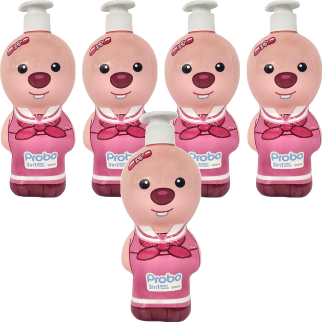 Probo 博寶兒 3合1沐浴露 LOOPY, 500ml, 5罐