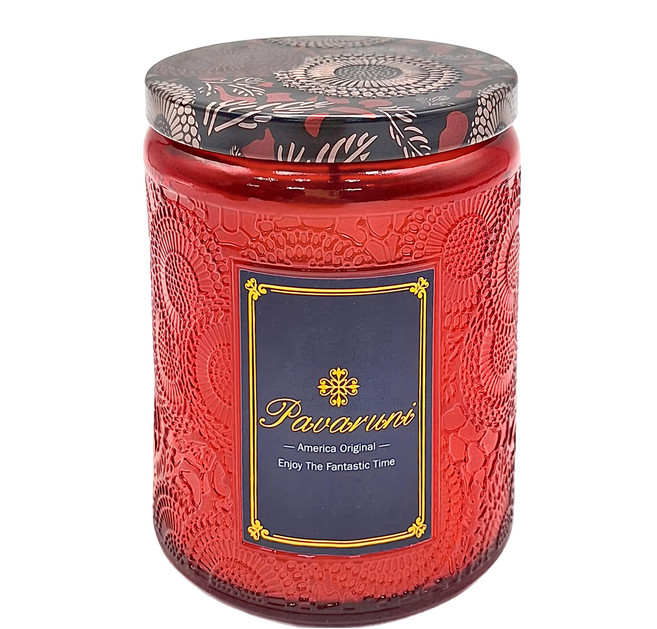 Pavaruni 香氛蠟燭卡菲那系列, 薔薇少女味道, 200g, 1個