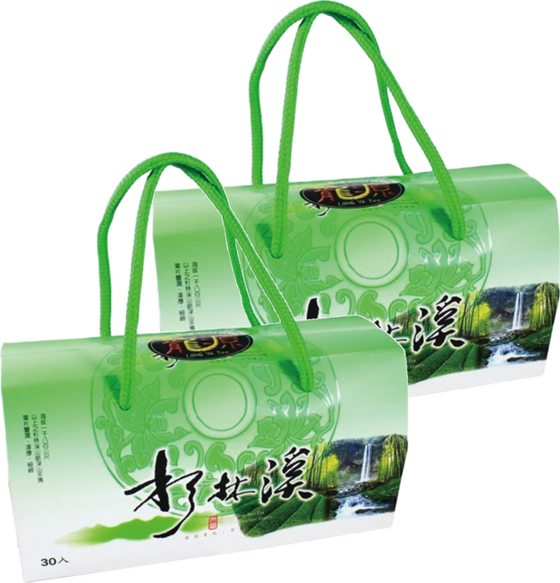 龍源茶品 鑫龍源 杉林溪烏龍高山茶包禮盒, 3g, 30包, 2盒