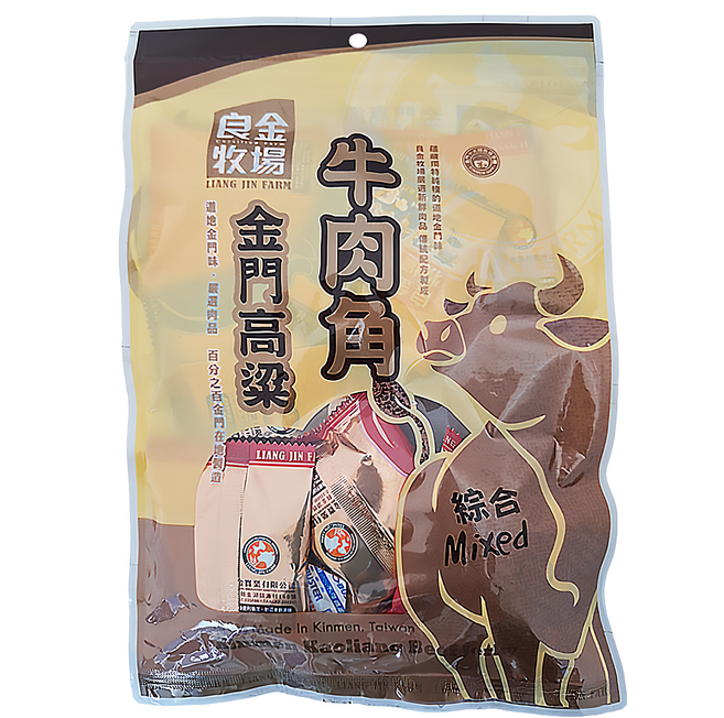 良金牧場 高粱牛肉角 綜合, 165g, 1包