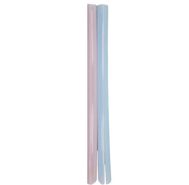 HYPASS 海帕斯 GAGA STRAW 卡卡環保吸管 小卡卡環保吸管2件組 HSG-B02001 15 x 0.6cm 粉藍色 + 粉紅色 10g, 2支, 1組