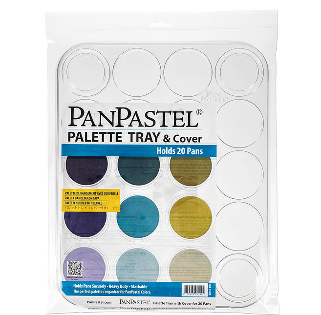 PANPASTEL 粉彩餅收納托盤20格 35020, 20格, 1個