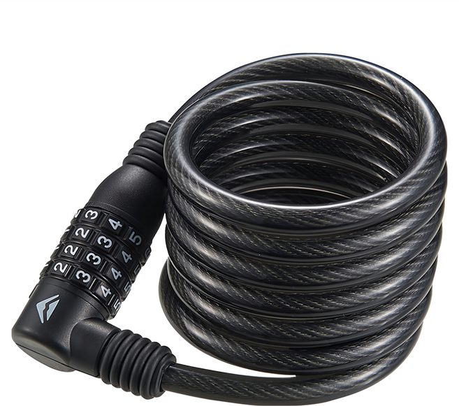 MERIDA 美利達 車鎖 10mm*180cm 黑色, 1條