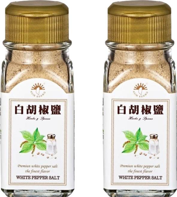 新光洋菜 白胡椒鹽, 55g, 2罐
