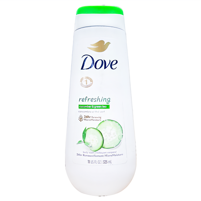 Dove 多芬 清爽水嫩沐浴露, 325ml, 1瓶
