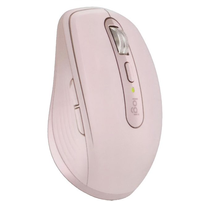 logitech 羅技 MX Anywhere 3S 無線行動滑鼠, MR0083, 玫瑰粉