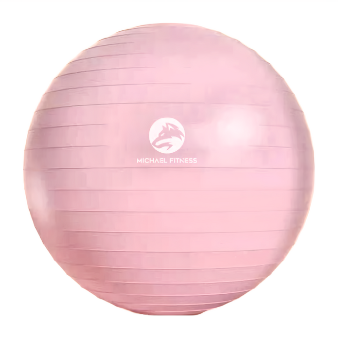MICHAEL FITNESS 麥克健身 瑜珈球加厚防爆 850g, 初雲粉