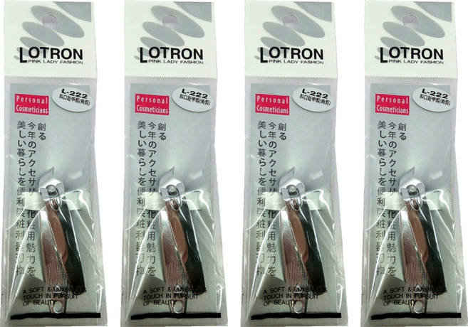 LOTRON 斜口趾甲剪 L-222, 4個