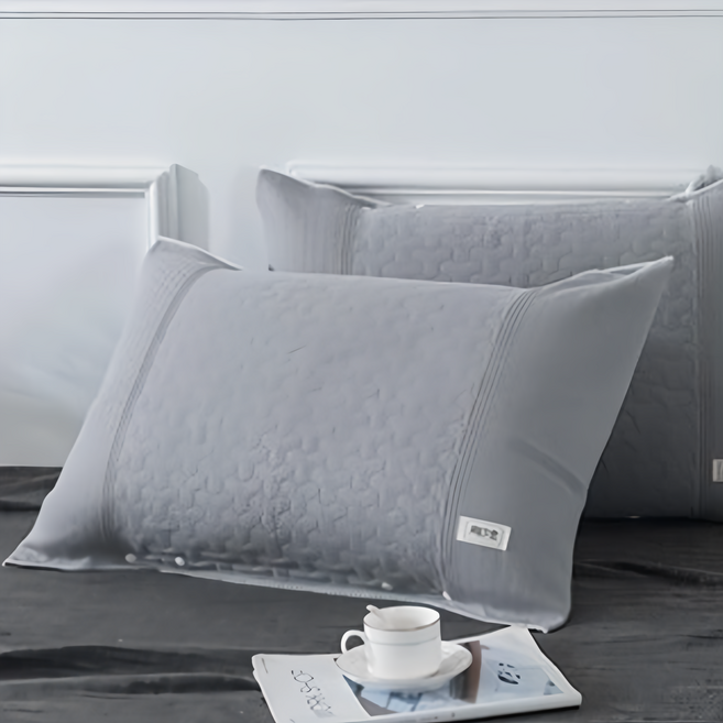 卡扣式三層紗枕巾 1組