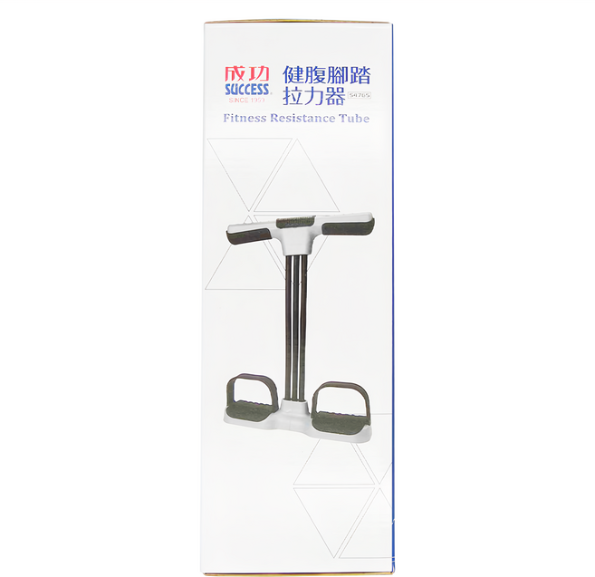 SUCCESS 成功 健腹腳踏拉力器 15kg, 黑色 + 白色, 1個