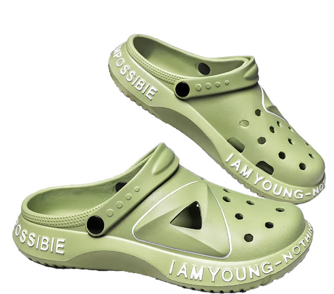 踩屎感潮流兩用厚底涼拖鞋 EVA材質