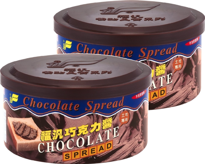 FUFANN 福汎 巧克力醬, 200g, 2罐