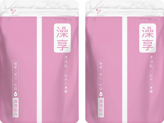 澡享 沐浴乳補充包 牡丹小蒼蘭, 650g, 2包