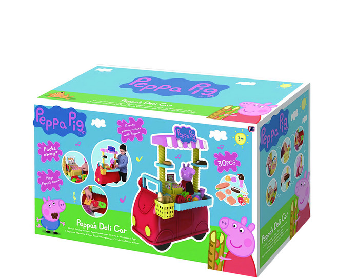 HTI Peppa Pig 粉紅豬小妹 豪華快餐車玩具, 多色, 1台