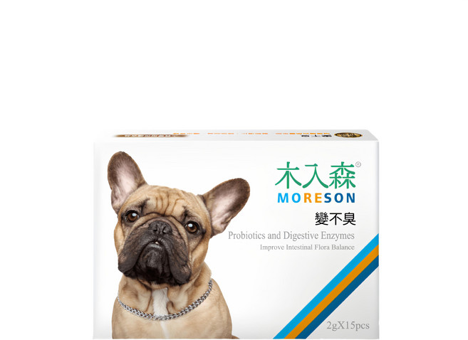 MORESON 木入森 犬寶變不臭 益生菌, 2g, 1盒