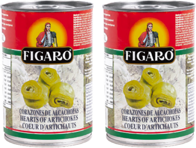 FIGARO 裴加羅 百合心 歐陸料理食材 清爽酸香, 240g, 2罐