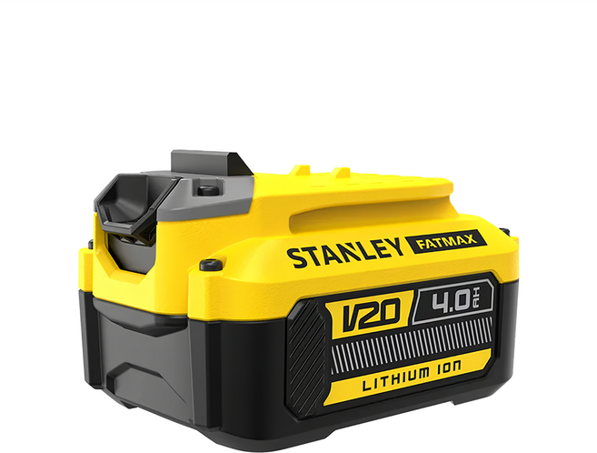 STANLEY TOOLS 20V滑軌式鋰電池 4.0Ah 新系統用 S-SB204, 1個