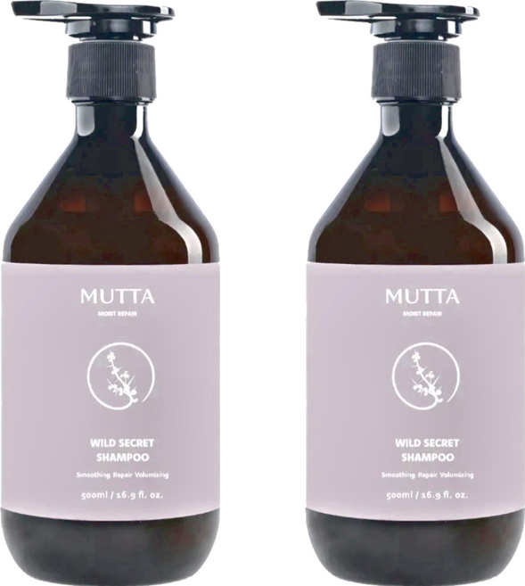 MUTTA 沐塔 豐盈修護洗髮精, 500ml, 2瓶