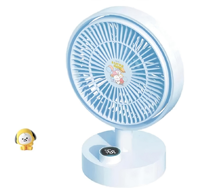 SOTHING 向物 BT21桌面風扇 羽 數顯搖頭版, DSHJ-S-2102S1, CHIMMY