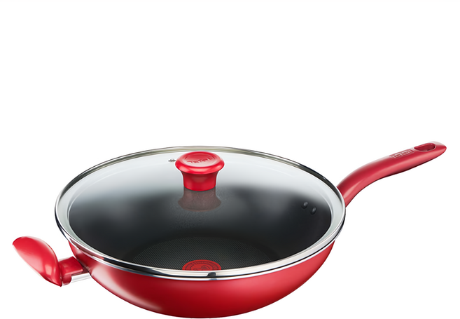 Tefal 特福 美食家系列 不沾炒鍋 附鍋蓋, 32cm, 1組