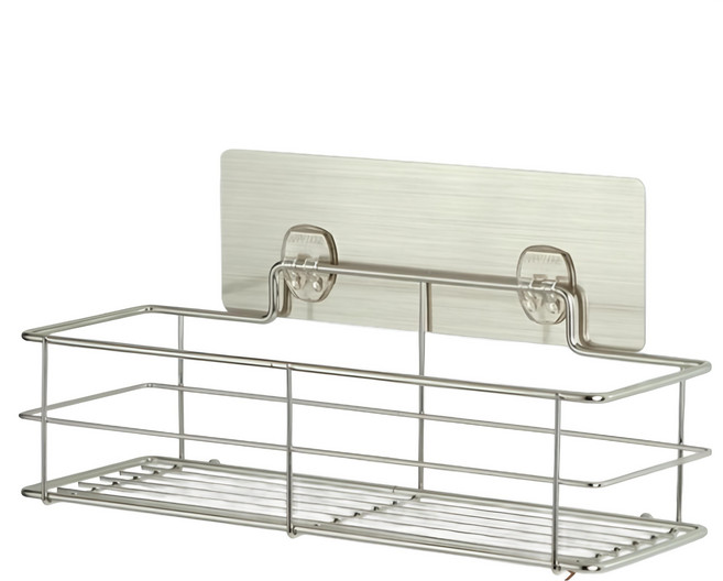KITCHEN WAY 304不鏽鋼廚房衛浴置物架, 1個, 不鏽鋼色